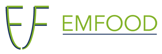 Emfood logo met naam bedrijf en beeld van groeiende letters